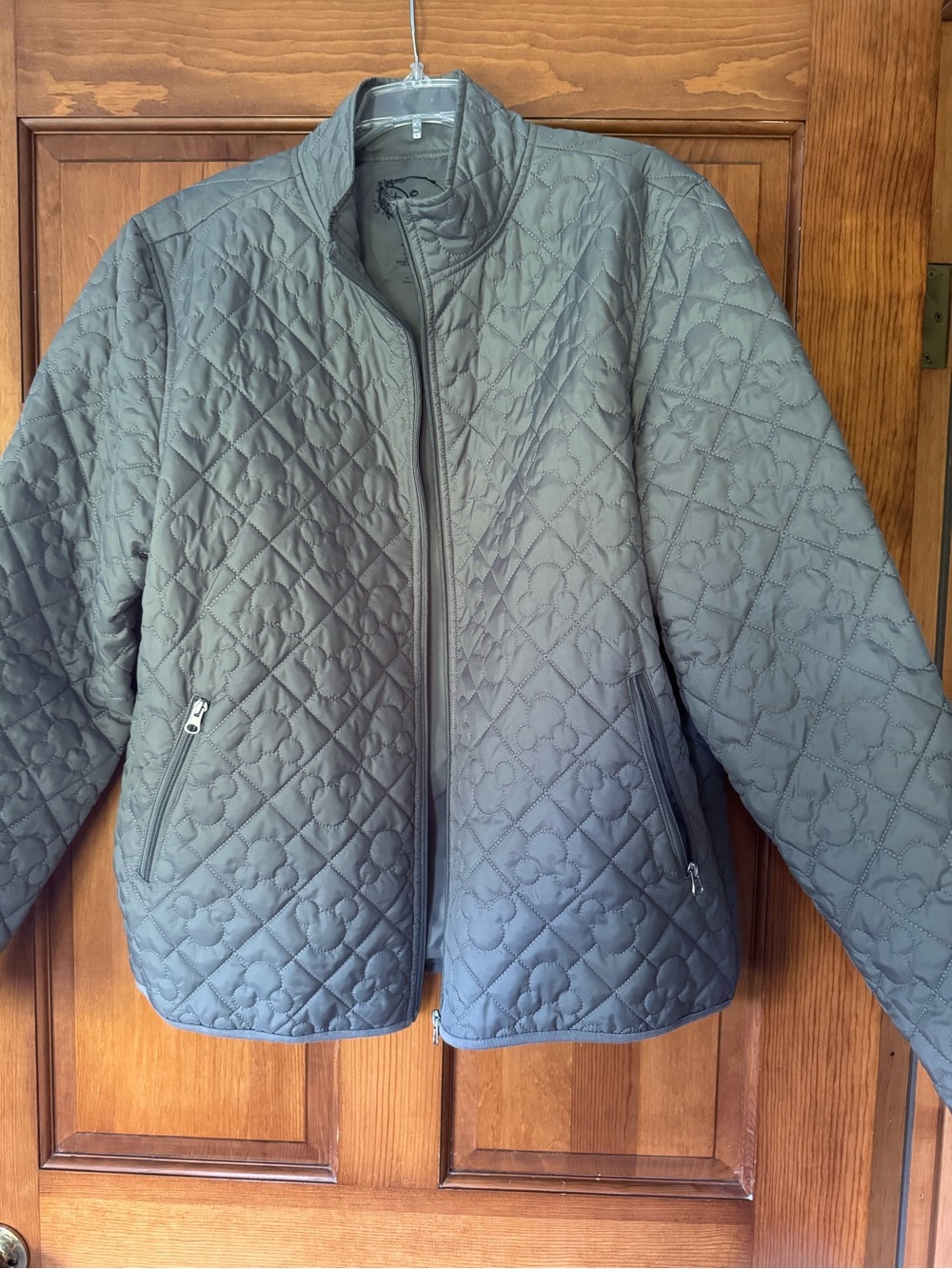Disney Quilted Puffer Jacket - Gray